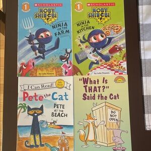 Mint Shinobi and Pete the Cat books